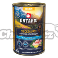 Ontario konz. Puppy kuřecí pate s příchutí spiruliny 400g
