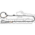 BE NORDIC vodítko pro retrívry, černá/písková L-XL: 1.70m/13mm
