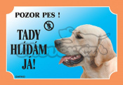 Cedulka zlatý retriever