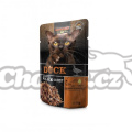 Leonardo cat kapsička kachna+extra trhané hovězí 70g