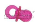 Hračka pes dudlík TPR POP PACIFIER 7cm růžová Zolux