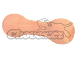 Hračka Trixie činka/kost oblá, dřevo 125g